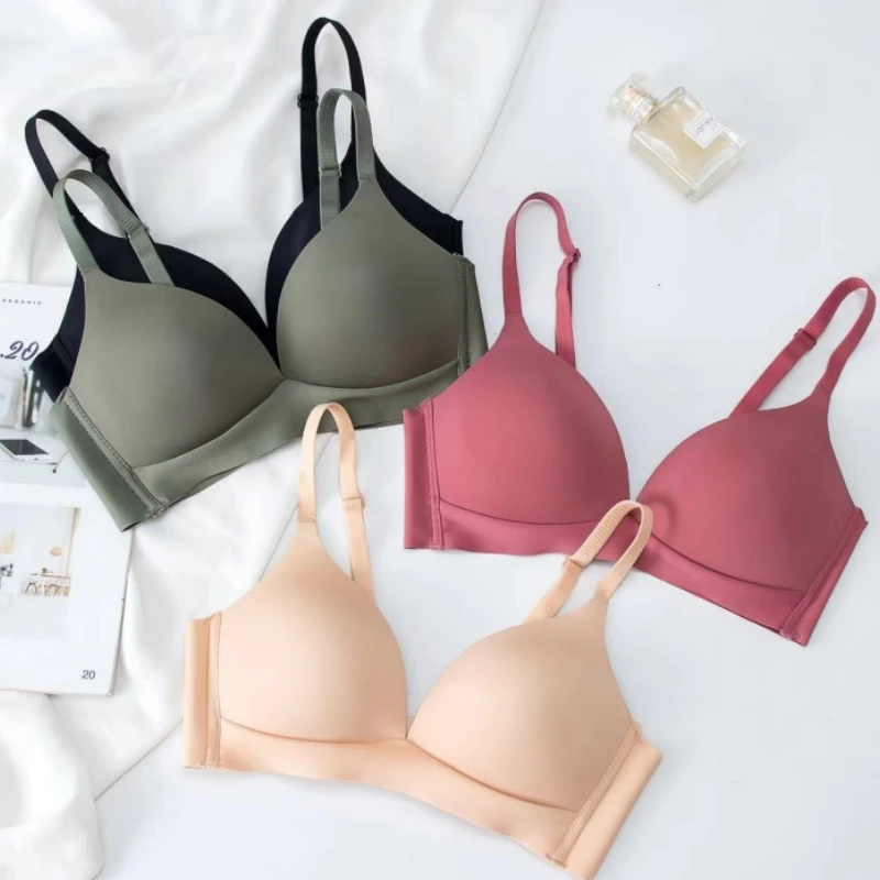 Japanese Style Seamless Push‑U - Bralette Wireless Soft 评论和价格